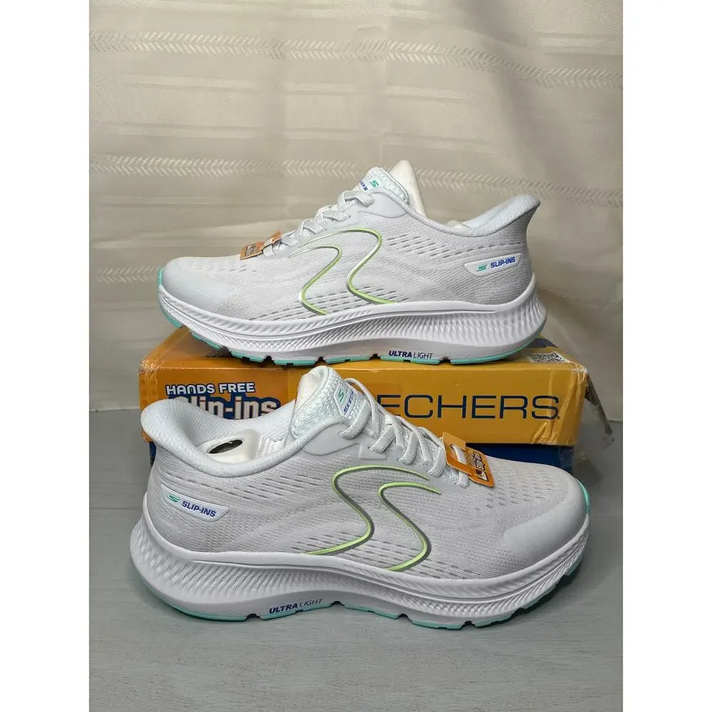 Skechers Slip-Ins Go Run Consistent 2.0 Lockhart Sneakers White 6.5